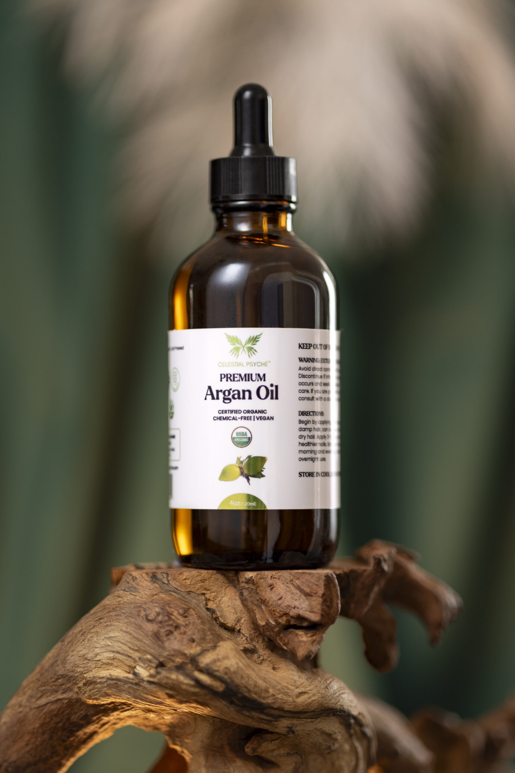 Argan oil product photograph
