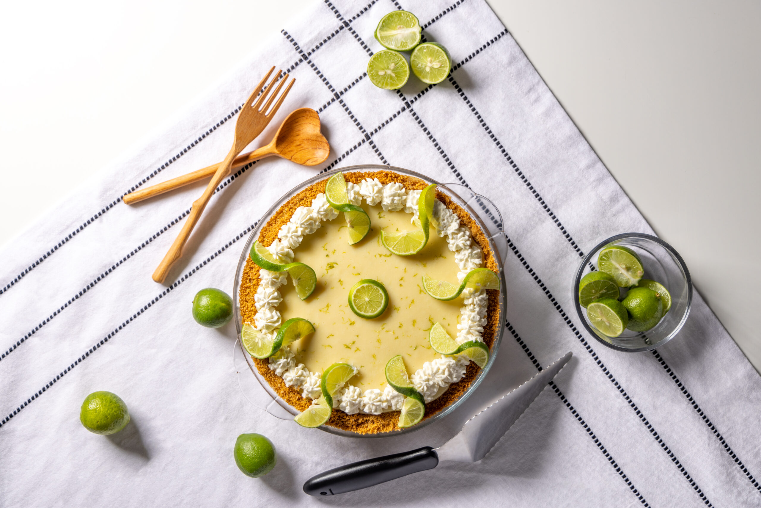 Key lime dessert food photography