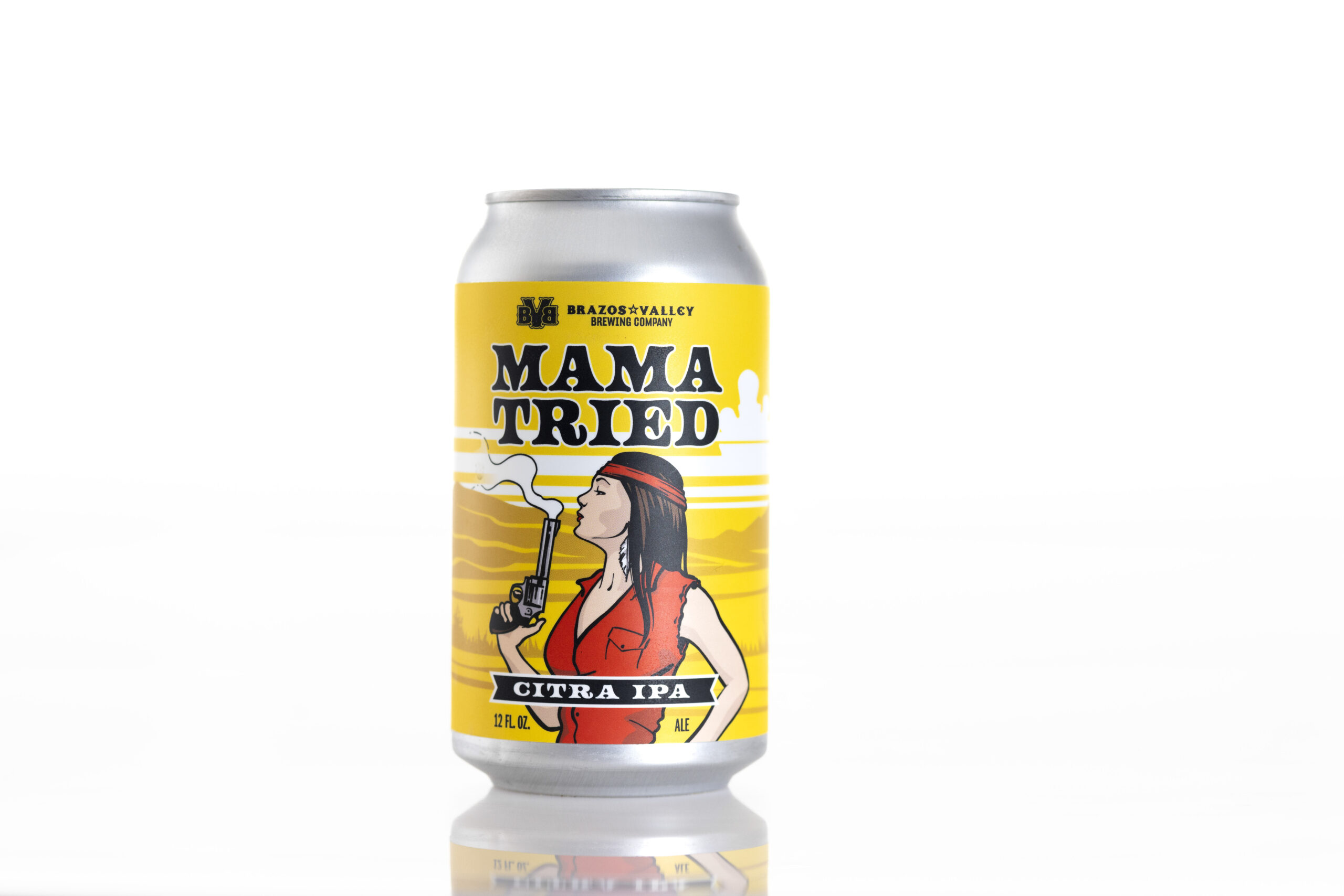 Mama Tried beer can product photograph