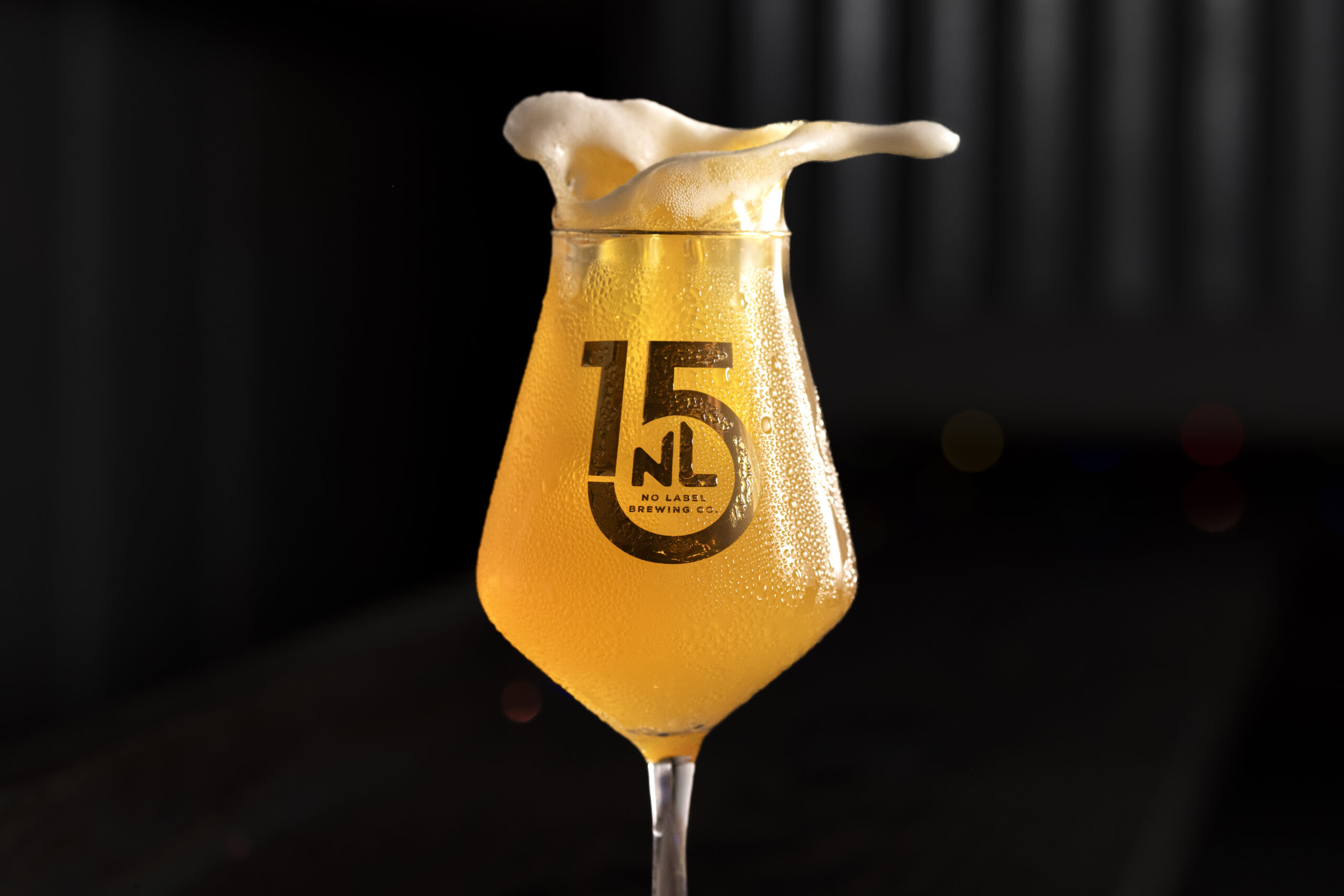No Label Brewing commercial beverage photography by Dave Gevry